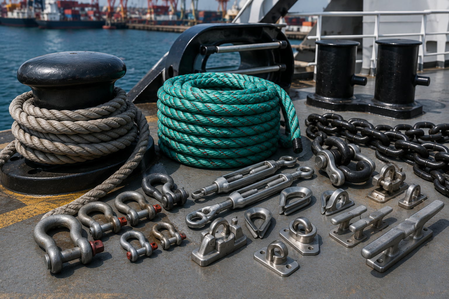 Ropes, Mooring & Deck Hardware
